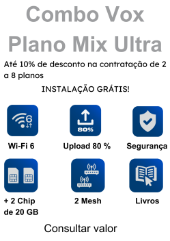 Combo Vox + PLANO MIX ULTRA